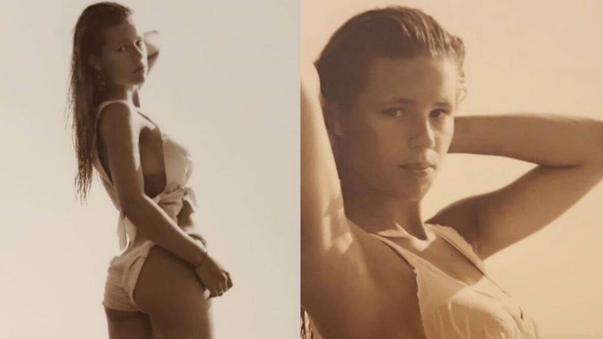Michelle Hunziker, sexy già da ragazzina