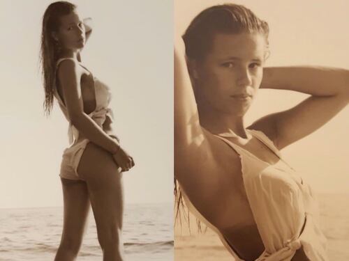 Michelle Hunziker, sexy già da ragazzina