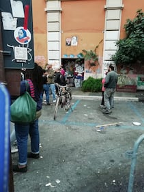 Palazzo occupato dai centri sociali 2