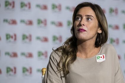 Maria Elena Boschi in tacchi a spillo alla MotoGP  6
