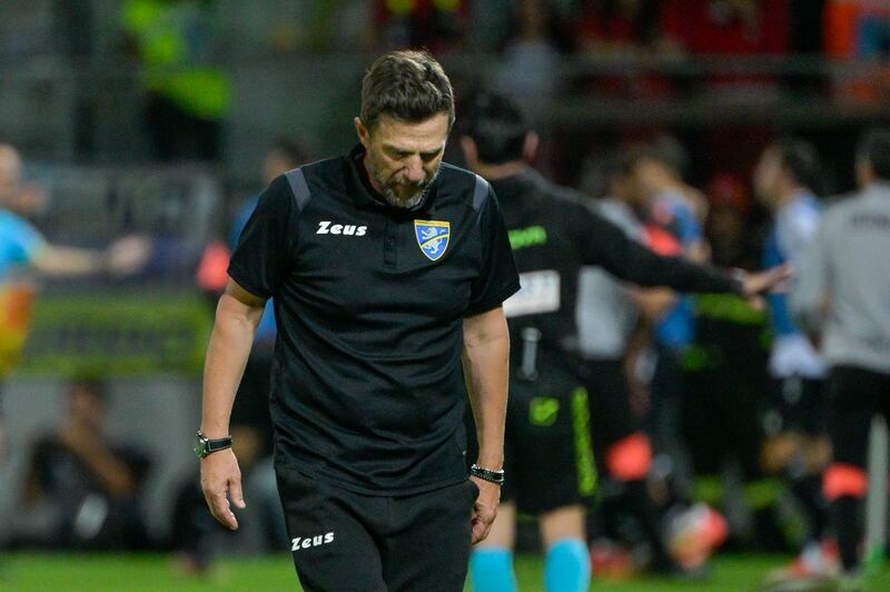 Di Francesco lacrime Frosinone Udinese