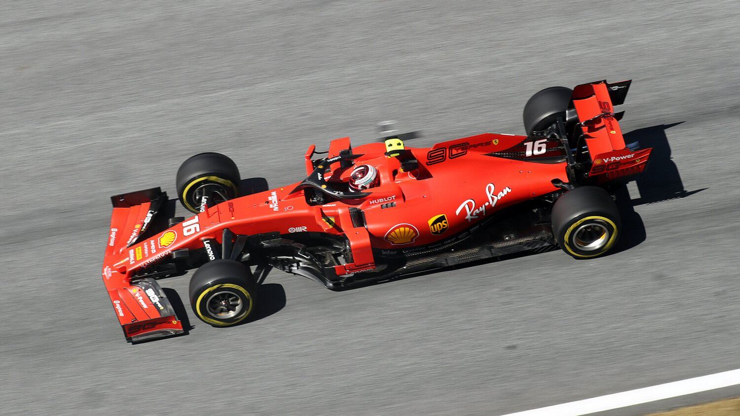 La Ferrari è sempre più Leclerc Vettel appiedato dal motore