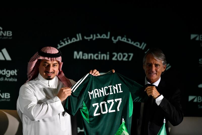 Roberto Mancini in Arabia Saudita