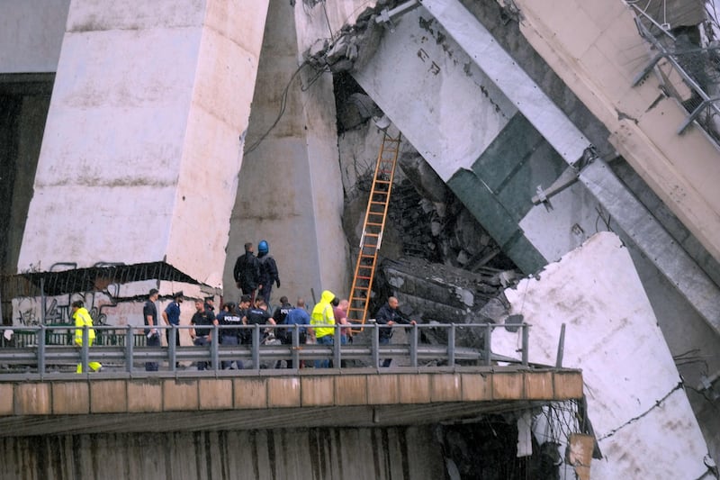 Ponte Morandi crollato a Genova