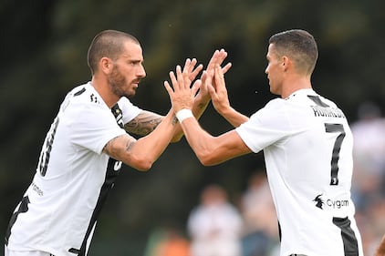 Il primo gol di Ronaldo nella amichevole di Villar Perosa 1