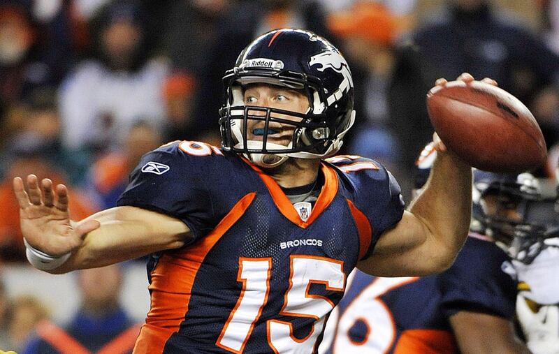 Tim Tebow Broncos 2010 2