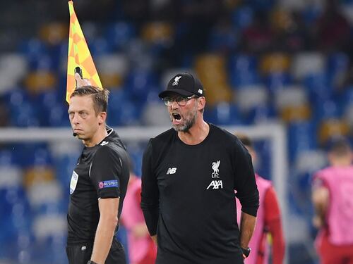 Liverpool, Klopp punge: "Il rigore del Napoli non c'era"