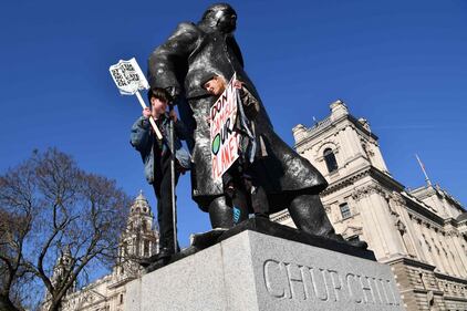 Londra: protesta sui cambiamenti climatici  2