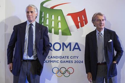 Ecco il logo delle Olimpiadi Roma 2024 2