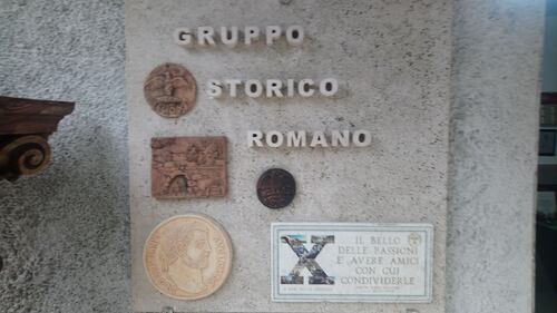Il quartier generale dei rievocatori del Gruppo Storico Romano 7