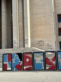 Scritte anarchiche a La Sapienza: "Alfredo Libero" 4