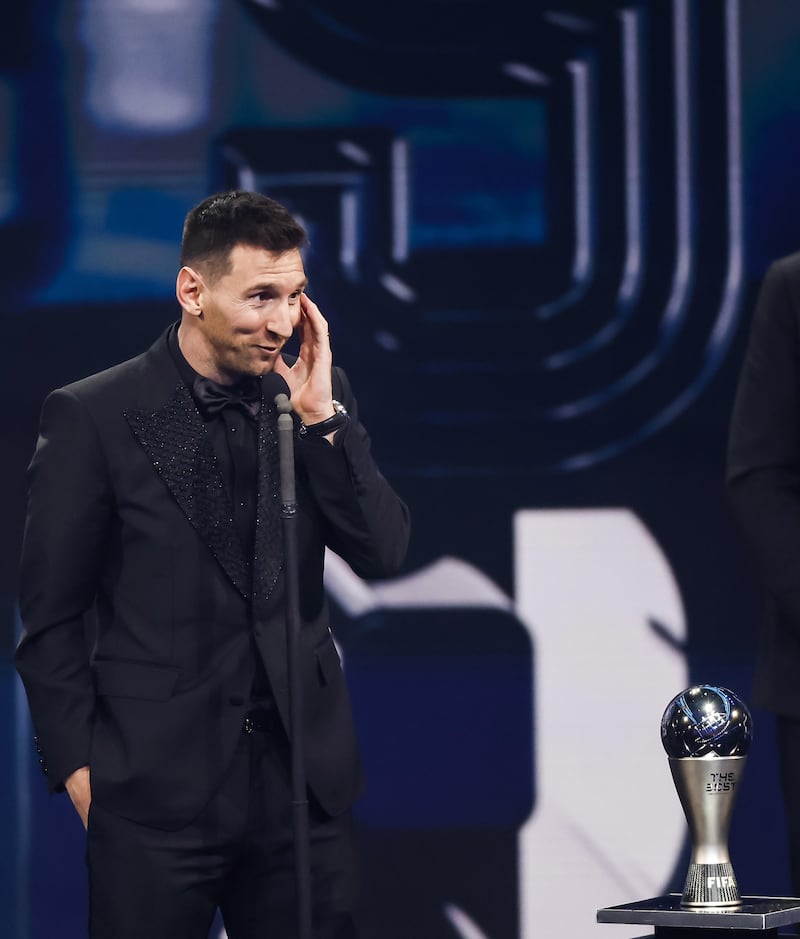 Lionel Messi è il miglior giocatore del 2022: i momenti più belli della premiazione 5
