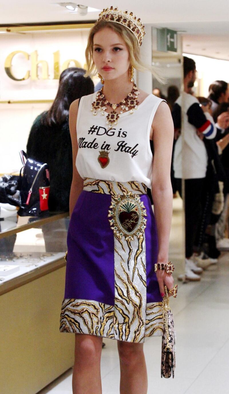 Dolce & Gabbana, sfilata alla Rinascente 8