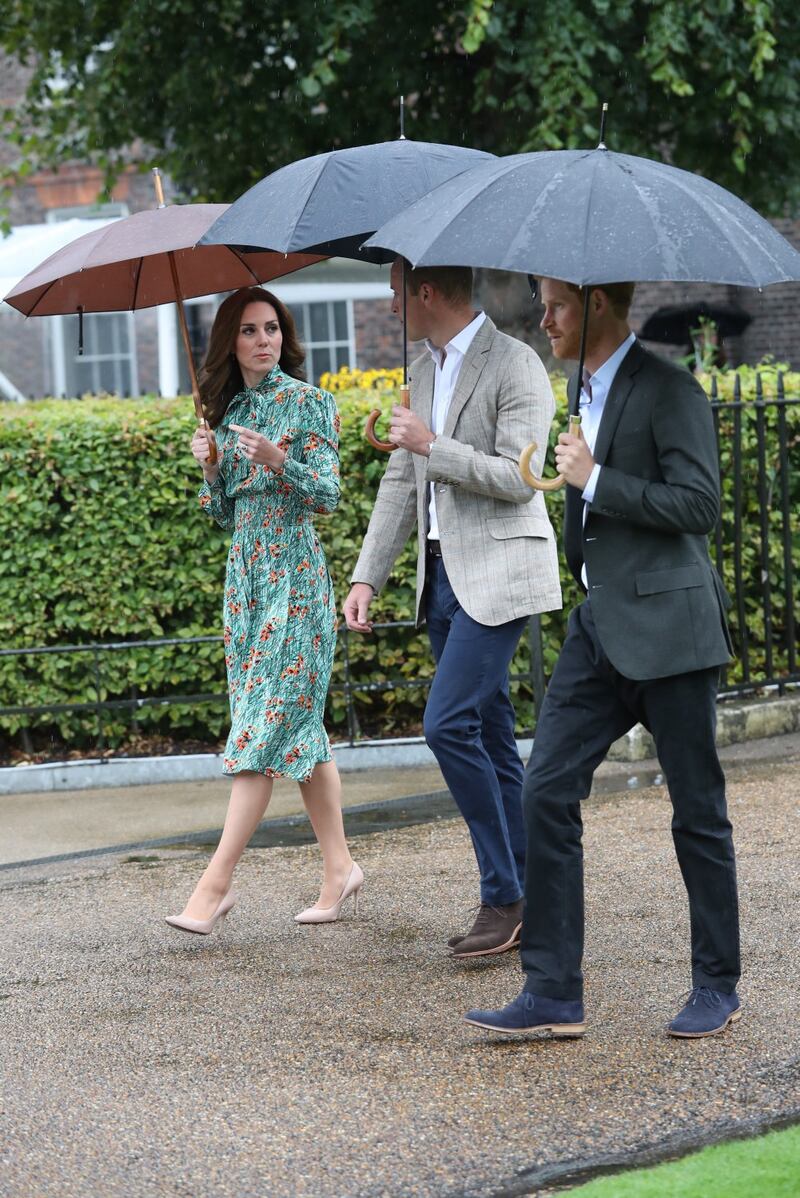 William e Harry al memoriale di Lady D 10