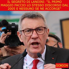 La satira del giorno. Il segreto di Landini 1