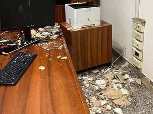 Tragedia sfiorata al Tribunale di Roma: crolla soffitto in un ufficio