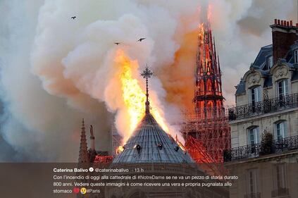 Notre Dame brucia, le reazioni vip: foto 4