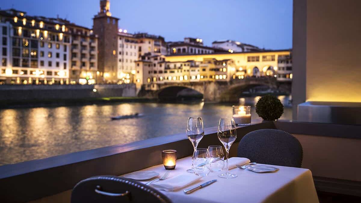 Borgo San Jacopo, cenando con Ponte Vecchio