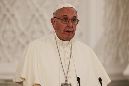 Papa Francesco visita la moschea di Baku