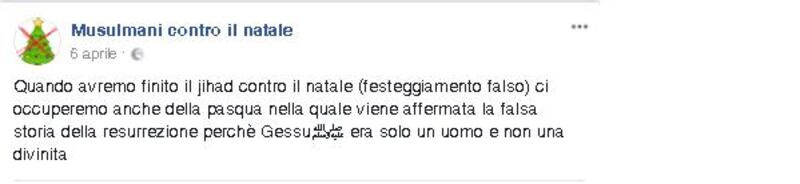 musulmani contro il natale 1
