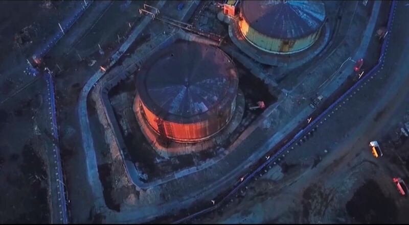 Un'immagine dall'alto di Norilsk, al centro di un importante disastro ambientale