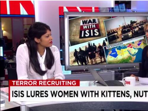 "L'Isis attira le donne con Nutella e gattini": ridicolizzata la Cnn