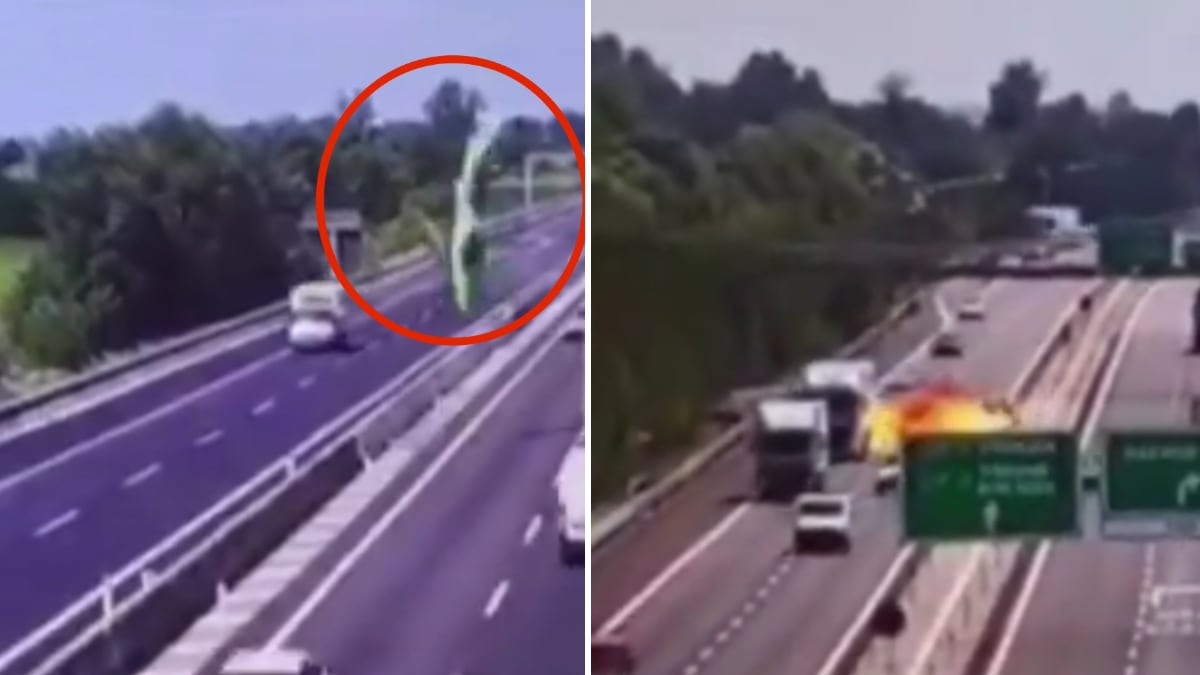 La picchiata, lo schianto e la "palla di fuoco": in un video l'incidente choc dell'ultraleggero a Brescia