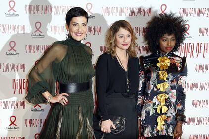 Cristina Cordula sexy alla France diner de la mode du sidacation 2017 4