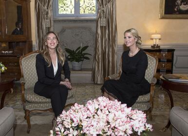 Ivanka incontra Boschi per parlare di parità di genere e violenza sulle donne 3