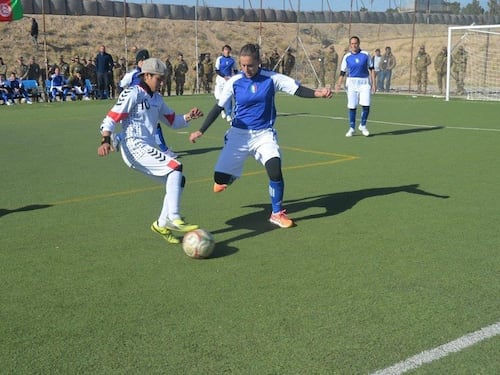 La partita delle soldatesse per i diritti delle donne afgane
