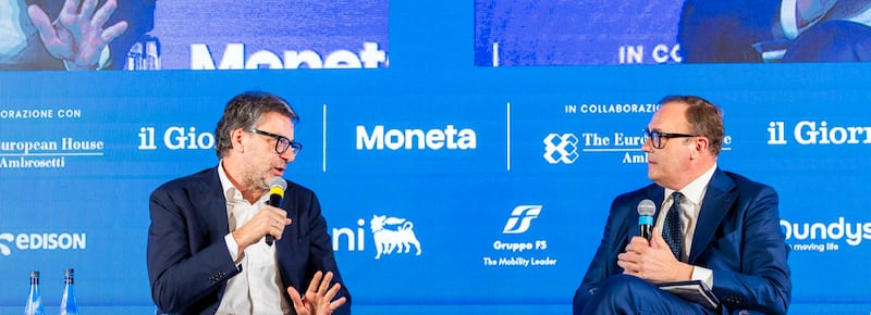 Il Forum di Moneta in diretta |Monti: “Nucleare in Italia non prima di 10 anni”. Giorgetti: “L’Italia è vista come un interlocutore serio”