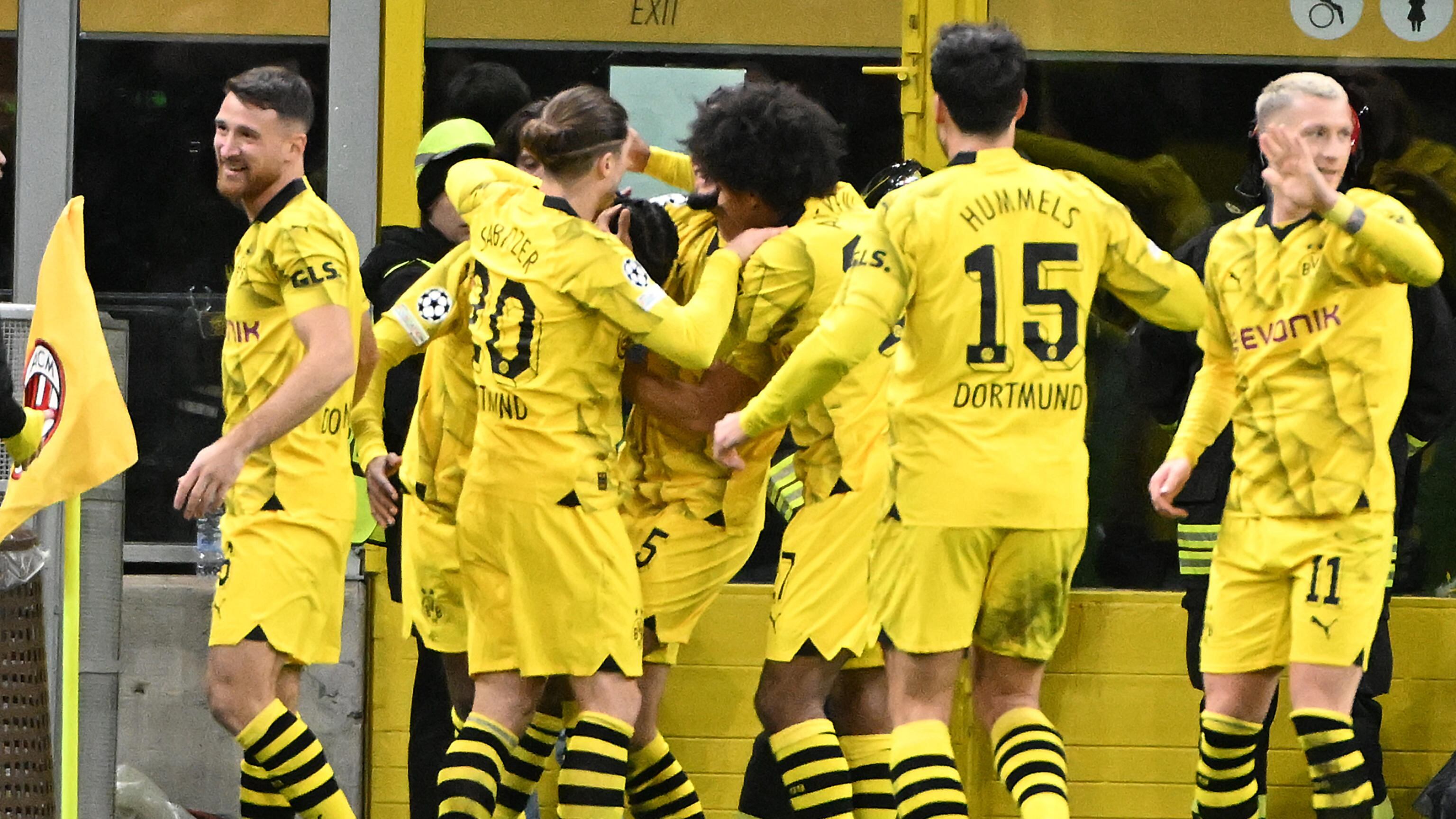 Champions, colpo Dortmund a San Siro: il Milan scivola all'ultimo posto nel girone