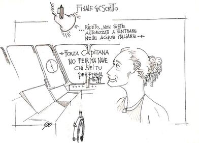 La vignetta del giorno: la capitana della Sea Watch 1