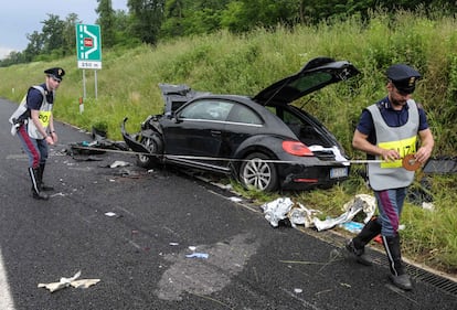 Buonanno, le foto dell'incidente mortale 9