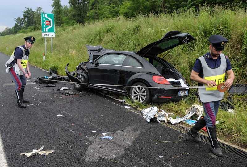 Buonanno, le foto dell'incidente mortale 9