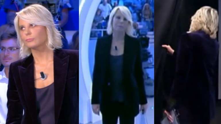 Fuori programma a C'è posta per Te, Maria De Filippi abbandona lo studio