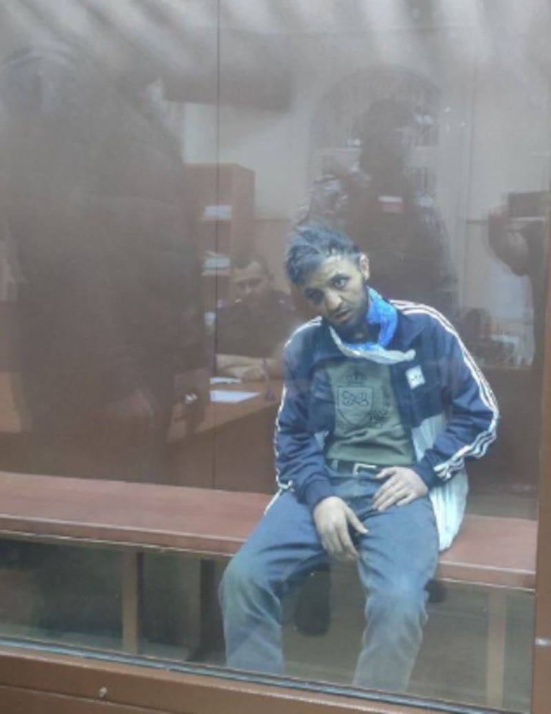 Gli attentatori di Mosca dopo l'arresto e in tribunale 1