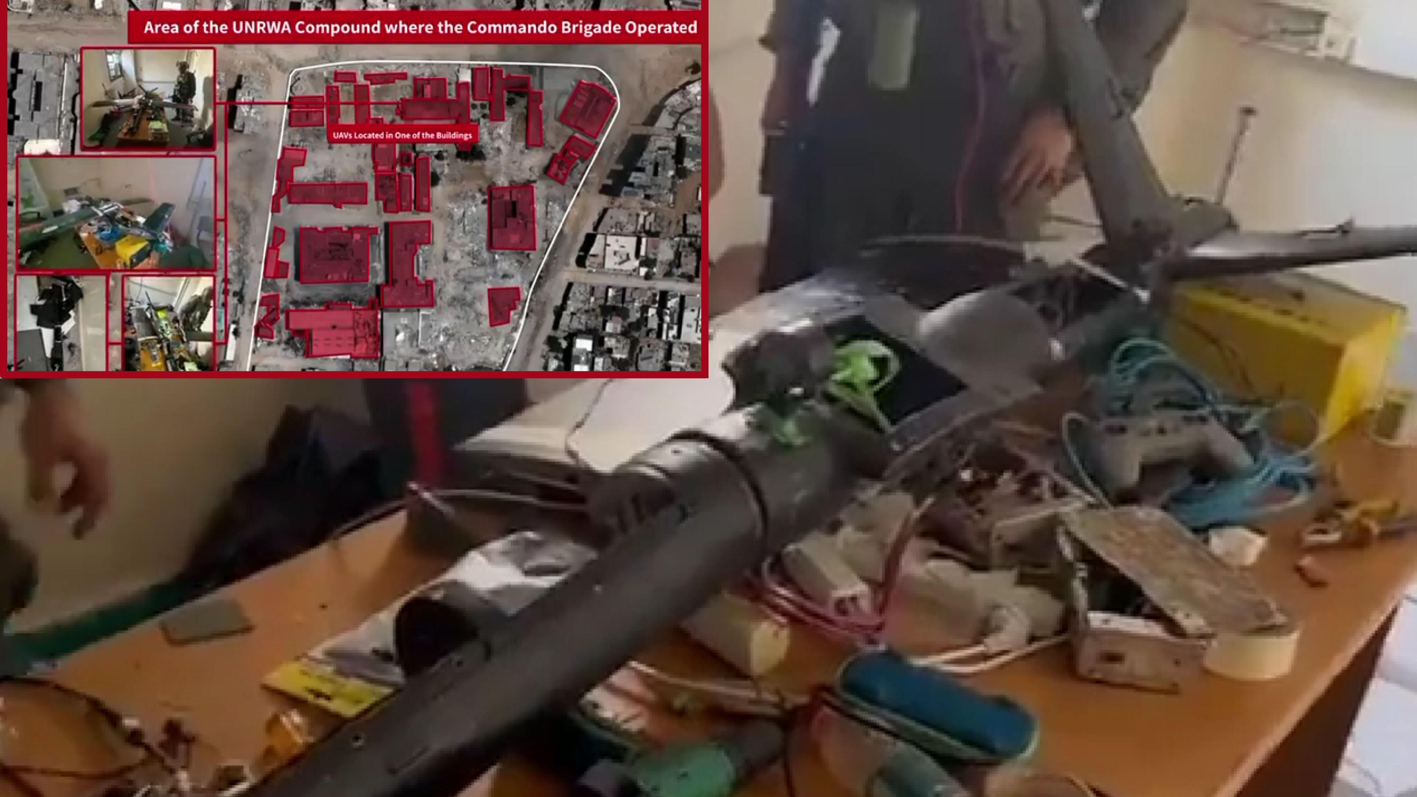 "Trovate armi e un centro di comando di Hamas". La scoperta delle Idf che inchioda l'Unrwa