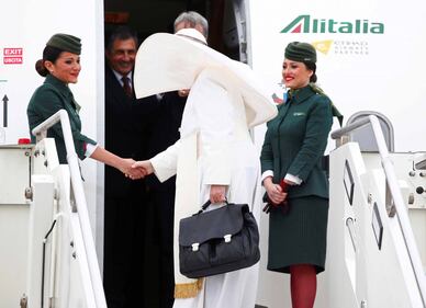 Papa Francesco in partenza per l'Egitto 6