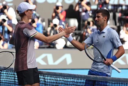Jannik Sinner vola in finale agli Australian Open: le immagini più belle del match contro Djokovic 19