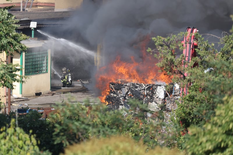 L'esplosione della polpa di Gpl in quartiere Prenestino a Roma 11