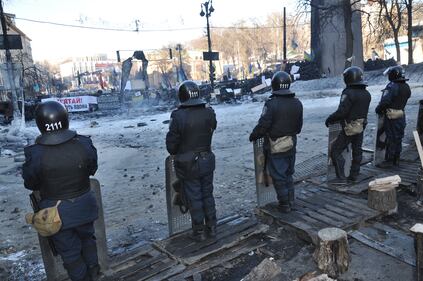 Kiev, la milizia anti-Maidan 5