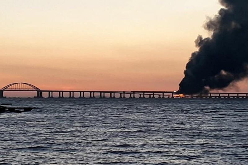 Il sabotaggio del ponte Kerch in Crimea 6