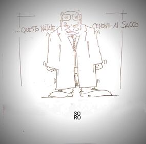 La vignetta del giorno: il Prof.Galli auspica un Natale al Sacco ( Hospital ) 1