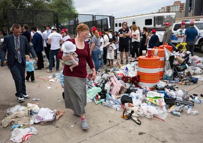 Il lungo addio a Charlie Kirk in Arizona 8