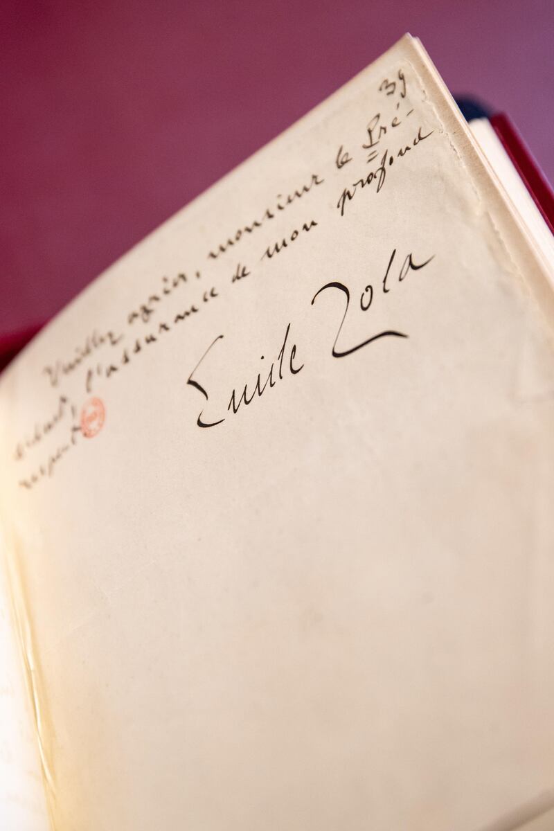 Il manoscritto originale del "J'accuse...!" di Zola a Dreyfus 1