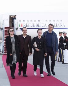 L'arrivo di Renzi a Washington 5