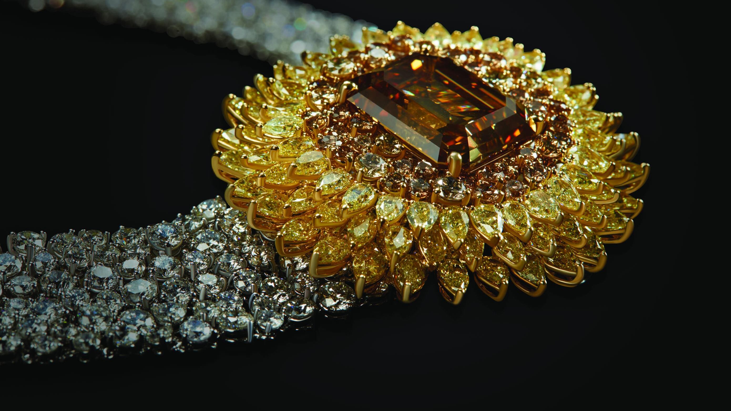 Nei collier della Carte Blanche di Boucheron il trionfo dell’unicità tempestata di diamanti