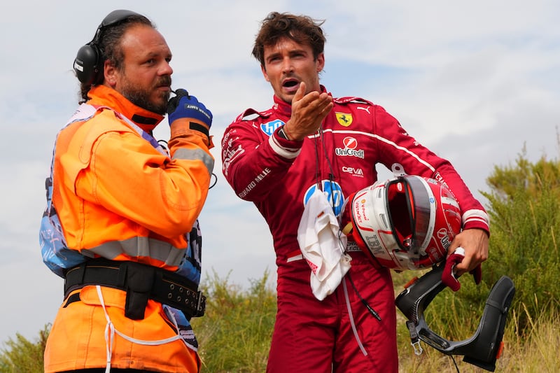 F1 Olanda gara Leclerc furioso