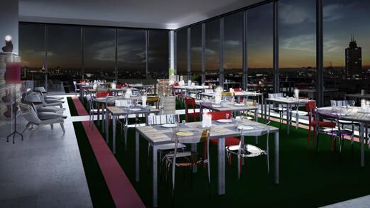 Una cena a 140 metri d'altezza Ecco il ristorante di superlusso